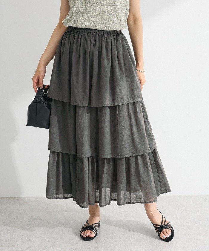【グリーンパークス/Green Parks】のI ボイル段々ティアードスカート インテリア・キッズ・メンズ・レディースファッション・服の通販 founy(ファニー) https://founy.com/ ファッション Fashion レディースファッション Fashion for Women スカート Skirts ティアードスカート Tiered Skirts おすすめ Recommended / Our Picks シンプル Simple, Minimal ティアード Tiered, Tiered Style ティアードスカート Tiered Skirt, Flounced Skirt フェミニン Feminine, Girly ポケット Pocket, Pocket Detail A/W・秋冬 Autumn/Winter |ID: prp329100004625826 ipo3291000000033716551