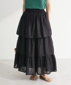 【グリーンパークス/Green Parks】のI ボイル段々ティアードスカート 人気、トレンドファッション・服の通販 founy(ファニー) ファッション Fashion レディースファッション Fashion for Women スカート Skirts ティアードスカート Tiered Skirts おすすめ Recommended / Our Picks シンプル Simple, Minimal ティアード Tiered, Tiered Style ティアードスカート Tiered Skirt, Flounced Skirt フェミニン Feminine, Girly ポケット Pocket, Pocket Detail A/W・秋冬 Autumn/Winter thumbnail Black|ID: prp329100004625826 ipo3291000000033716553