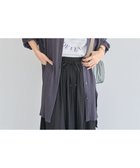 【グリーンパークス/Green Parks】のI ターンバック長袖レーヨンチュニック Charcoal Gray|ID: prp329100004625827 ipo3291000000033824707