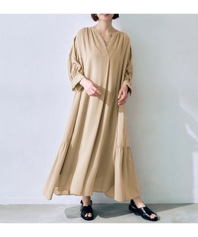【自由区/JIYU-KU】の【洗える】ソフトシルクビエラ ワンピース 人気、トレンドファッション・服の通販 founy(ファニー) ファッション Fashion レディースファッション Fashion for Women ワンピース Dresses 新作・新入荷 New Arrivals / New In ギャザー Gathered, Ruffled シアー Sheer, See-Through シルク Silk, 100% Silk ティアードワンピース Tiered Dress, Flared Dress フロント Front, Front Design ヨーク Yoke, Yoke Design 洗える Machine Washable A/W・秋冬 Autumn/Winter |ID:prp329100004625835