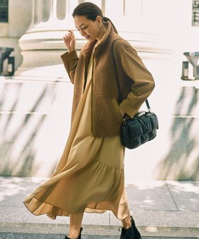 【自由区/JIYU-KU】の【カタログ掲載・洗える】ソフトシルクビエラ ワンピース 人気、トレンドファッション・服の通販 founy(ファニー) ファッション Fashion レディースファッション Fashion for Women ワンピース Dresses ギャザー Gathered, Ruffled シアー Sheer, See-Through シルク Silk, 100% Silk ティアードワンピース Tiered Dress, Flared Dress フロント Front, Front Design ヨーク Yoke, Yoke Design 洗える Machine Washable A/W・秋冬 Autumn/Winter |ID:prp329100004625835