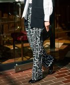 【自由区/JIYU-KU】の【カタログ掲載・洗える】ジオメトリックレトロプリント パンツ グレーベース|ID: prp329100004625843 ipo3291000000033716584