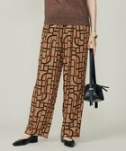 【自由区/JIYU-KU】の【カタログ掲載・洗える】ジオメトリックレトロプリント パンツ ベージュベース|ID: prp329100004625843 ipo3291000000033716585