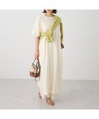 【クラフトスタンダードブティック/CRAFT STANDARD BOUTIQUE】のビッグシルエット5分袖ワンピース Ivory|ID: prp329100004625848 ipo3291000000033309814