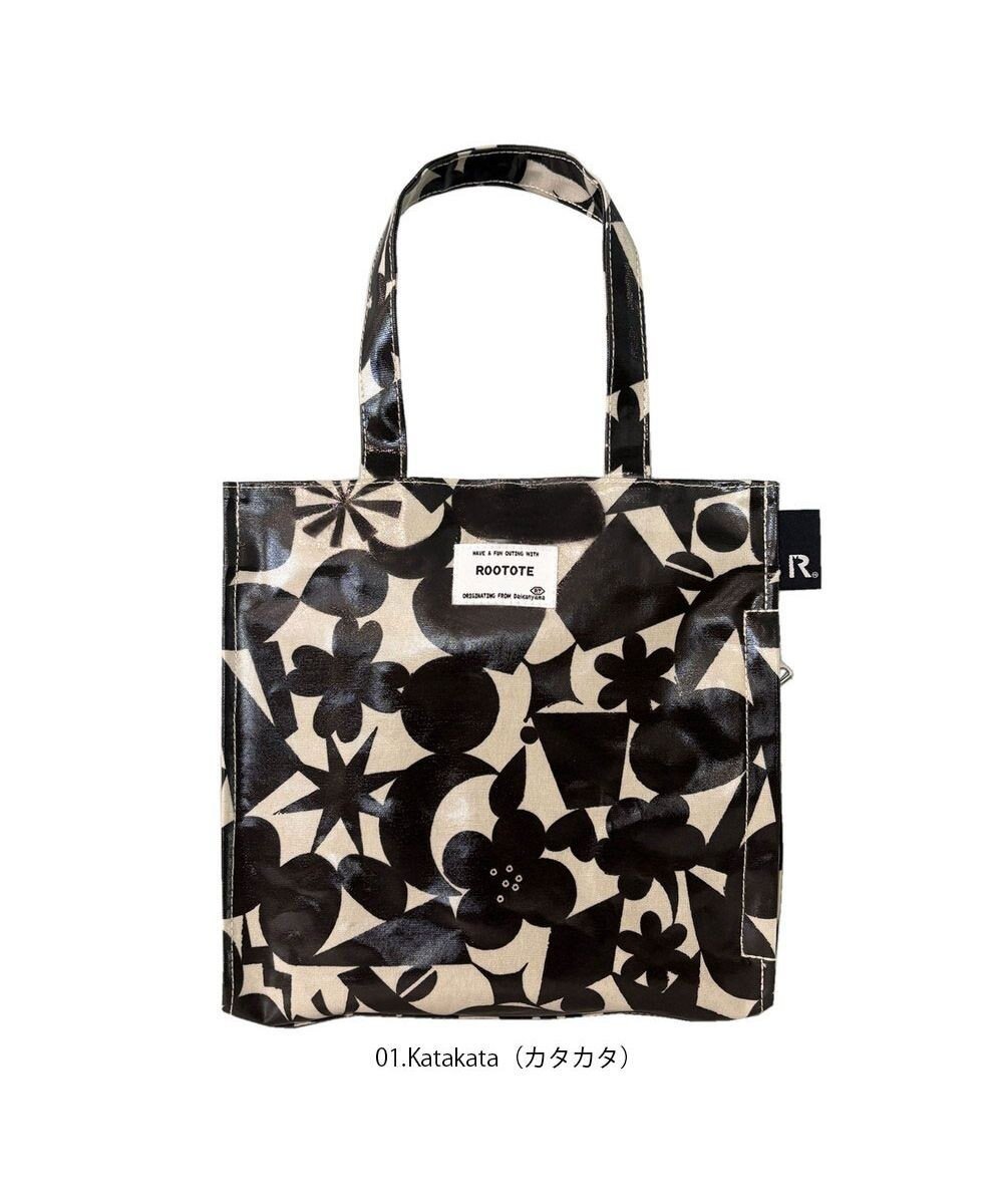 【ルートート/ROOTOTE】の3601【ラミネート加工 正方形型】 EU.スクエア.ラミネート-S インテリア・キッズ・メンズ・レディースファッション・服の通販 founy(ファニー) ファッション Fashion レディースファッション Fashion for Women バッグ Bags カメラ Camera Accessories スクエア Square, Square Shape 財布 Wallet, Purse パターン Pattern, Design Print プリント Print, Printed Pattern ポケット Pocket, Pocket Detail ポーチ Pouch, Small Case モチーフ Motif, Design Theme ランダム Random, Irregular 新作・新入荷 New Arrivals / New In 01:カタカタ|ID: prp329100004625854 ipo3291000000033237531