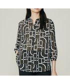 【自由区/JIYU-KU】のジオメトリックレトロプリント ブラウス 人気、トレンドファッション・服の通販 founy(ファニー) ファッション Fashion レディースファッション Fashion for Women トップス・カットソー Cut & Sew Tops シャツ・ブラウス・オフィスカジュアル Elegant Blouses & Button-Ups カーディガン Cardigan, Knitwear ギャザー Gathered, Ruffled ジャケット Jacket, Outerwear ジョーゼット Georgette, Semi-Sheer Fabric スキッパー Skipper, Open Collar ドレープ Drape, Draping Fabric パターン Pattern, Design Print A/W・秋冬 Autumn/Winter thumbnail グレーベース|ID: prp329100004625860 ipo3291000000033237582