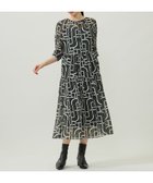 【自由区/JIYU-KU】の【洗える】ジオメトリックレトロプリント ワンピース グレーベース|ID: prp329100004625864 ipo3291000000033237598