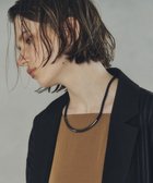 【イェッカ ヴェッカ/YECCA VECCA】のアーチラインコードネックレス Black|ID: prp329100004625870 ipo3291000000033237633