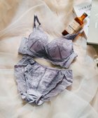 【三愛水着楽園/San-ai Resort】の【フラワーレース】カシュクール脇高ブラセット 【northerly】 人気、トレンドファッション・服の通販 founy(ファニー) ファッション Fashion レディースファッション Fashion for Women アンダー Underwear Essentials カシュクール Wrap Design ショーツ Shorts, Short Pants シンプル Simple, Minimal スタンダード Standard, Basic ストレッチ Stretch, Stretchy Fabric フラワー Flower, Floral ポケット Pocket, Pocket Detail ラップ Wrap, Wrap Design レース Lace, Lace Fabric ワイヤー Wire, Wired Bra thumbnail パープル|ID: prp329100004625880 ipo3291000000035284564