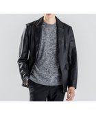 【ジョゼフ オム/JOSEPH HOMME / MEN】の新素材【シャツ感覚で羽織れる軽さ】シュリンクエアレザー ジャケット ブラック系|ID: prp329100004626519 ipo3291000000034664412