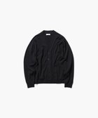 【エイトン/ATON】のFRESCA KNIT オーバーサイズカーディガン - UNISEX BLACK|ID: prp329100004626533 ipo3291000000033246429