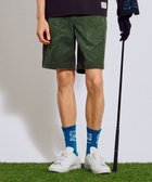 【ピーダブリュサーキュラス/PW CIRCULUS / MEN】の【手洗い洗濯可 / NEWシーズン素材 / ストレッチ】【MEN】コーデュロイショーツ ゴルフ グリーン系|ID: prp329100004626541 ipo3291000000033330301