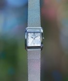 【シチズン/CITIZEN】の【光発電エコ・ドライブ】ハンサムなスクエアケース 替えバンド付き シルバー ブルー シルバー|ID: prp329100004626545 ipo3291000000033247174