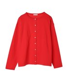 【クラフトスタンダードブティック/CRAFT STANDARD BOUTIQUE】のウ゛ィンテージ風天竺 パール釦クルーカーデL/S Red|ID: prp329100004626561 ipo3291000000033247572