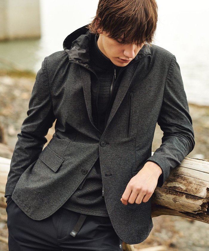 【ジョセフ アブード マウンテン/JOSEPH ABBOUD MOUNTAIN】の【洗える・撥水/フードが外せる】メランジハイパワー2wayストレッチ ジャケット インテリア・キッズ・メンズ・レディースファッション・服の通販 founy(ファニー) https://founy.com/ ファッション Fashion レディースファッション Fashion for Women アウター Coat / Outerwear Collection レディースジャケット・軽アウター Jackets テーラードジャケット / 通勤・きれいめスタイル Tailored Jackets & Blazers 洗える Machine Washable 軽量 Lightweight, Ultra Light シンプル Simple, Minimal ジャケット Jacket, Outerwear ストレッチ Stretch, Stretchy Fabric パーカー Hoodie, Parka メランジ Melange, Mixed Yarn A/W・秋冬 Autumn/Winter おすすめ Recommended / Our Picks |ID: prp329100004626793 ipo3291000000033544382