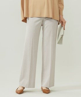 【自由区/JIYU-KU】 【洗える】TRギャバチェック柄ストレート パンツ人気、トレンドファッション・服の通販 founy(ファニー) ファッション Fashion レディースファッション Fashion for Women パンツ Pants & Trousers 洗える Machine Washable ギャザー Gathered, Ruffled コンパクト Compact, Small Size ストレッチ Stretch, Stretchy Fabric ストレート Straight, Straight Cut センター Center, Center Line チェック Check, Plaid, Tartan 定番 Standard, Basic Item 人気 Popular, Best Seller フィット Fit, Slim Fit ローズ Rose, Rose Motif A/W・秋冬 Autumn/Winter 新作・新入荷 New Arrivals / New In |ID:prp329100004626796
