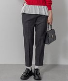 【組曲/KUMIKYOKU】のハンサムツイルテーパード パンツ 人気、トレンドファッション・服の通販 founy(ファニー) ファッション Fashion レディースファッション Fashion for Women パンツ Pants & Trousers ウォーム Warm Fabric キュロット Culottes, Wide Shorts ジャケット Jacket, Outerwear ストレッチ Stretch, Stretchy Fabric センター Center, Center Line チェック Check, Plaid, Tartan テーパード Tapered, Tapered Pants ドレープ Drape, Draping Fabric フラット Flat, Flat Shoes フロント Front, Front Design ヨーク Yoke, Yoke Design A/W・秋冬 Autumn/Winter thumbnail チャコールチェック系3|ID: prp329100004626806 ipo3291000000034738034