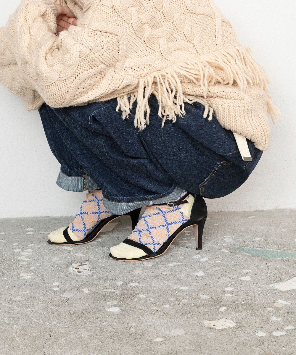 【トリコテ/Tricote】のアーガイルバンピーソックス インテリア・キッズ・メンズ・レディースファッション・服の通販 founy(ファニー) 　ファッション　Fashion　レディースファッション　Fashion for Women　ソックス&靴下　Socks & Hosiery　レッグウェア・ストッキング　Legwear & Hosiery　おすすめ　Recommended / Our Picks　クラシカル　Classical, Vintage-Inspired　ソックス　Socks, Hosiery　タンブラー　Tumbler, Travel Mug　フラット　Flat, Flat Shoes　82BEIGE|ID: prp329100004626812 ipo3291000000033250253