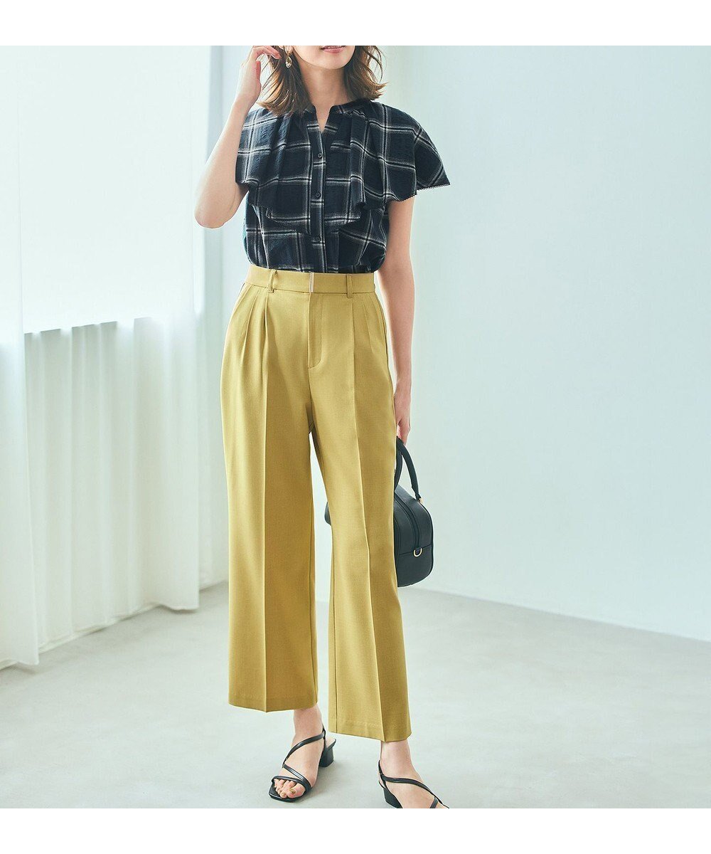 【エニィ スィス/any SiS】の【UVカット・アンチピリング・洗える】ウーステッドエステル ワイドパンツ インテリア・キッズ・メンズ・レディースファッション・服の通販 founy(ファニー) ファッション Fashion レディースファッション Fashion for Women パンツ Pants & Trousers 洗える Machine Washable ジャケット Jacket, Outerwear ストレッチ Stretch, Stretchy Fabric セットアップ Set-Up, Coordinated Outfit センター Center, Center Line フェイク Faux, Fake フロント Front, Front Design プリーツ Pleats, Pleated ポケット Pocket, Pocket Detail マニッシュ Mannish, Boyish ワイド Wide, Wide Fit A/W・秋冬 Autumn/Winter おすすめ Recommended / Our Picks 新作・新入荷 New Arrivals / New In ビジネス 仕事 通勤 Business / Work / Commuting シトラスイエロー|ID: prp329100004626819 ipo3291000000033250293