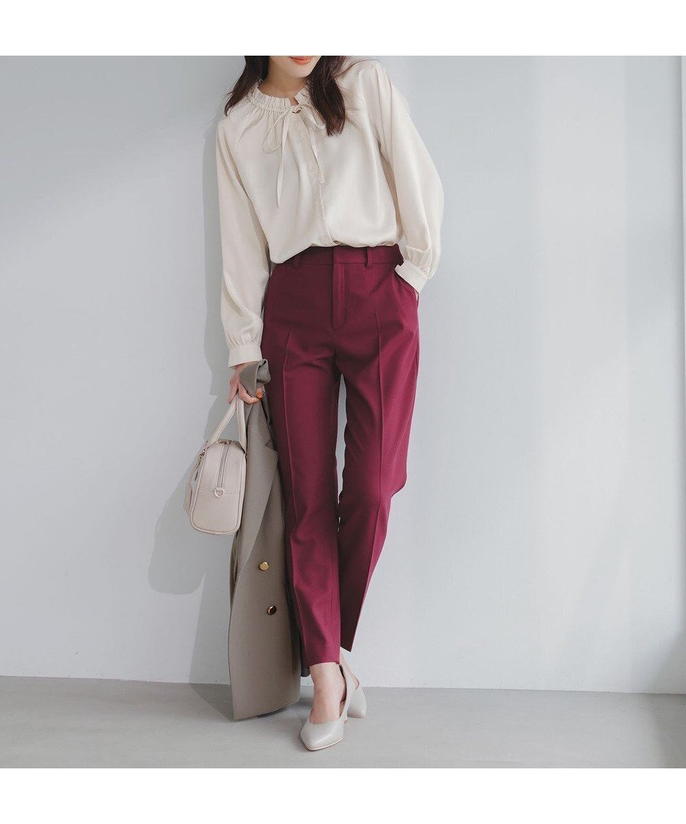 【エニィ スィス/any SiS】のビューティサーモ2WAYストレッチ テーパードパンツ インテリア・キッズ・メンズ・レディースファッション・服の通販 founy(ファニー) ファッション Fashion レディースファッション Fashion for Women パンツ Pants & Trousers ジャケット Jacket, Outerwear ストレッチ Stretch, Stretchy Fabric セットアップ Set-Up, Coordinated Outfit チェック Check, Plaid, Tartan パターン Pattern, Design Print フレア Flare, Flared ポケット Pocket, Pocket Detail ワイド Wide, Wide Fit A/W・秋冬 Autumn/Winter おすすめ Recommended / Our Picks エレガント 上品 Elegant 新作・新入荷 New Arrivals / New In ビジネス 仕事 通勤 Business / Work / Commuting ボルドー|ID: prp329100004626821 ipo3291000000034085137