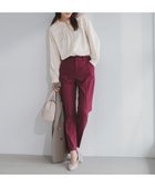 【エニィ スィス/any SiS】のビューティサーモ2WAYストレッチ テーパードパンツ ボルドー|ID: prp329100004626821 ipo3291000000035544503