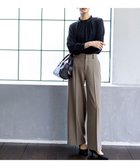 【エニィ スィス/any SiS】の【保温効果・ストレッチ・洗える】ビューティサーモ2WAYストレッチ ワイドパンツ グレージュ|ID: prp329100004626823 ipo3291000000033363658