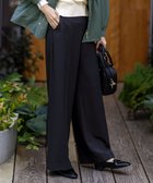 【エニィ スィス/any SiS】のビューティサーモ2WAYストレッチ ワイドパンツ ブラック|ID: prp329100004626823 ipo3291000000033623884