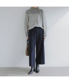 【エニィ スィス/any SiS】のビューティサーモ2WAYストレッチ ワイドパンツ ネイビー|ID: prp329100004626823 ipo3291000000034073047