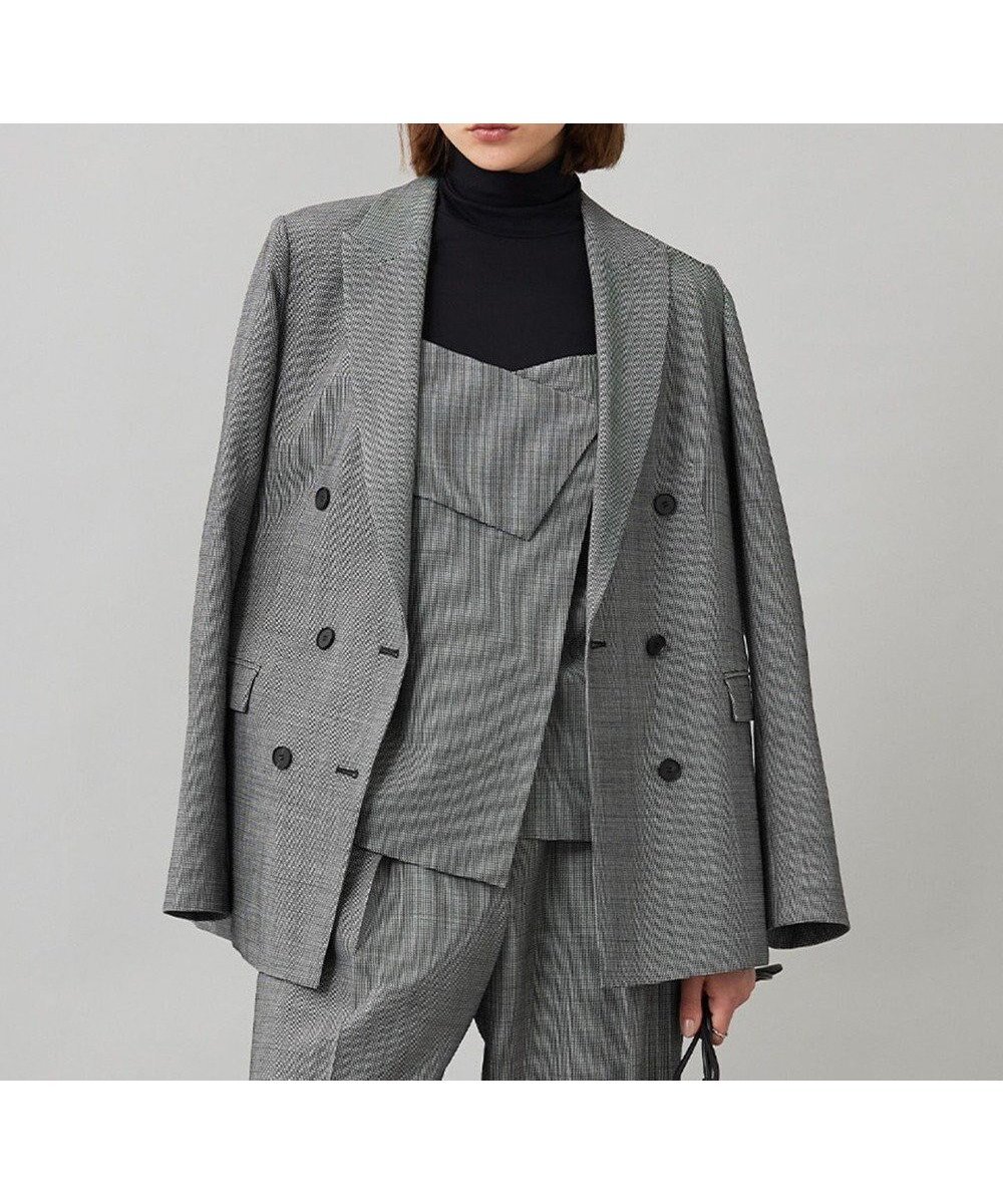 【アイシービー/iCB】の【UVカット・洗える】ウール2WAYストレッチ ダブルブレストジャケット 人気、トレンドファッション・服の通販 founy(ファニー) 　ファッション　Fashion　レディースファッション　Fashion for Women　アウター　Coat / Outerwear Collection　レディースジャケット・軽アウター　Jackets　テーラードジャケット / 通勤・きれいめスタイル　Tailored Jackets & Blazers　洗える　Machine Washable　キャミソール　Camisole, Spaghetti Strap Top　シェイプ　Shape, Slim Fit　ジャケット　Jacket, Outerwear　ストレッチ　Stretch, Stretchy Fabric　セットアップ　Set-Up, Coordinated Outfit　ブルゾン　Blouson, Bomber Jacket　ベスト　Vest, Waistcoat　ワイド　Wide, Wide Fit　A/W・秋冬　Autumn/Winter　2025年　2025　2025-2026秋冬・A/W　Autumn/Winter 2025–26 AW25–26　 other-1|ID: prp329100004626830 ipo3291000000033250390