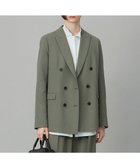 【アイシービー/iCB】の【先行予約・UVカット・洗える】ウール2WAYストレッチ ダブルブレストジャケット スモークグリーン系|ID: prp329100004626830 ipo3291000000033250398