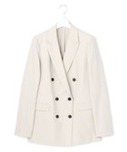 【アイシービー/iCB】の【先行予約・UVカット・洗える】ウール2WAYストレッチ ダブルブレストジャケット トープ系|ID: prp329100004626830 ipo3291000000033250404