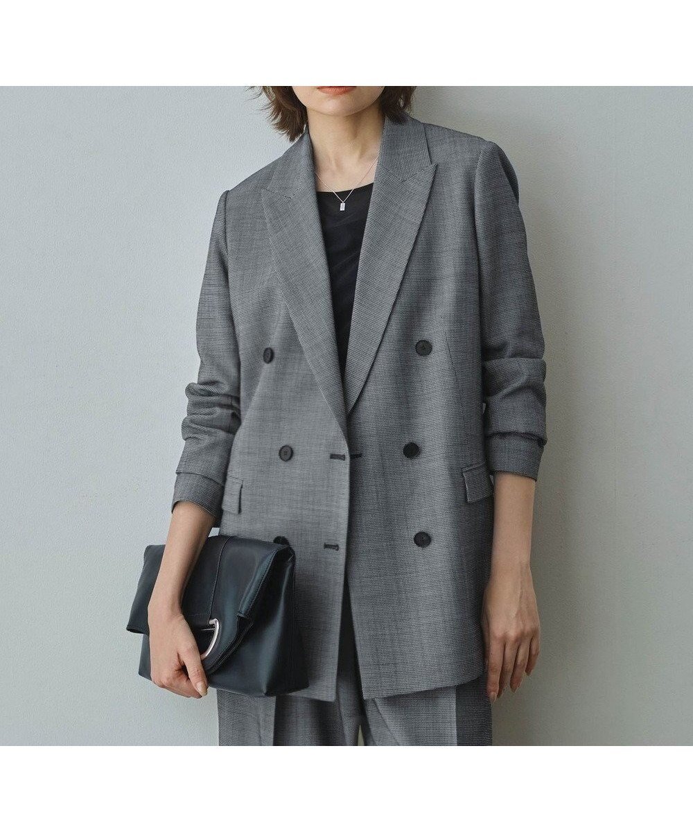 【アイシービー/iCB】のウール2WAYストレッチ ダブルブレストジャケット インテリア・キッズ・メンズ・レディースファッション・服の通販 founy(ファニー) 　ファッション　Fashion　レディースファッション　Fashion for Women　アウター　Coat / Outerwear Collection　レディースジャケット・軽アウター　Jackets　テーラードジャケット / 通勤・きれいめスタイル　Tailored Jackets & Blazers　洗える　Machine Washable　キャミソール　Camisole, Spaghetti Strap Top　シェイプ　Shape, Slim Fit　ジャケット　Jacket, Outerwear　ストレッチ　Stretch, Stretchy Fabric　セットアップ　Set-Up, Coordinated Outfit　ブルゾン　Blouson, Bomber Jacket　ベスト　Vest, Waistcoat　ワイド　Wide, Wide Fit　A/W・秋冬　Autumn/Winter　2025年　2025　2025-2026秋冬・A/W　Autumn/Winter 2025–26 AW25–26　無地柄系|ID: prp329100004626830 ipo3291000000035700459