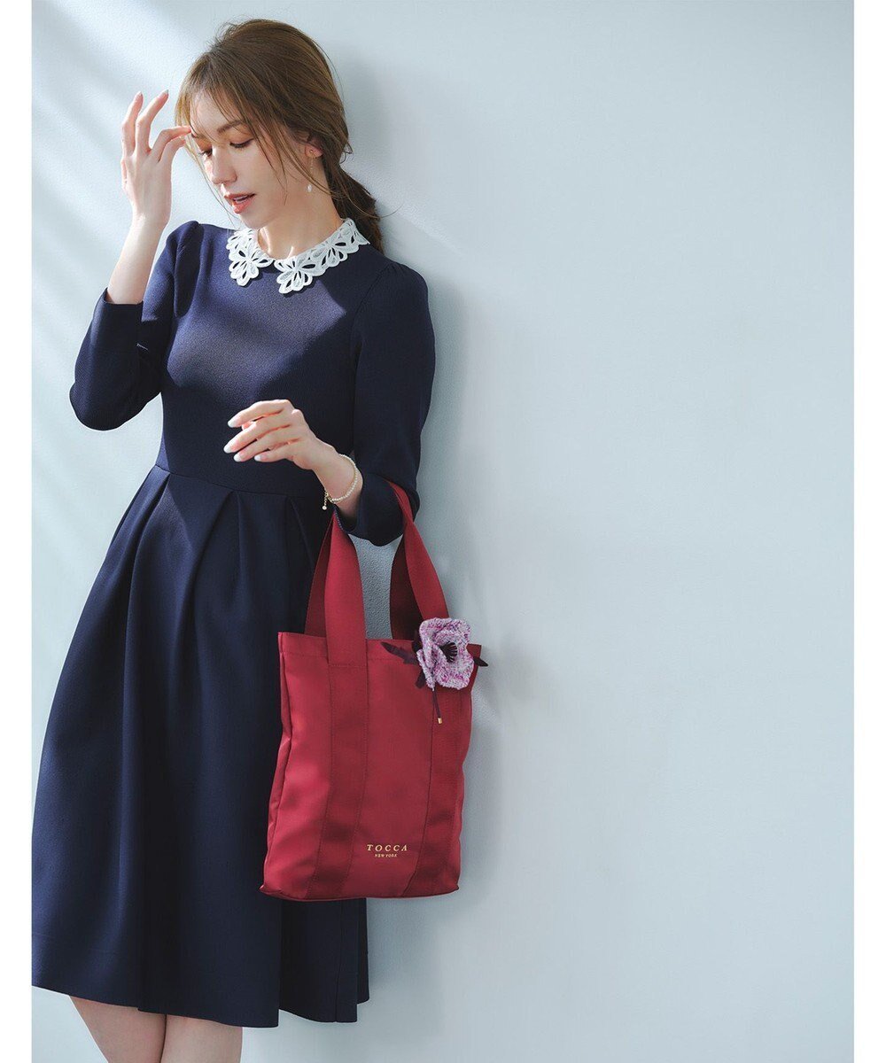 【トッカ/TOCCA】の【洗える】MY LADY KNIT DRESS ニットドレス インテリア・キッズ・メンズ・レディースファッション・服の通販 founy(ファニー) 　ファッション　Fashion　レディースファッション　Fashion for Women　ワンピース　Dresses　フォーマル・パーティードレス・結婚式用ドレス　Elegant & Casual Dresses　ニットワンピース　Knit Dresses　新作・新入荷　New Arrivals / New In　ドレス　Dress, One-Piece　洗える　Machine Washable　A/W・秋冬　Autumn/Winter　ネイビー系|ID: prp329100004626836 ipo3291000000033250437