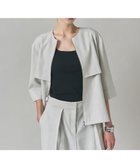 【アイシービー/iCB】のウール2WAYストレッチ ノーカラーブルゾン トープ系|ID: prp329100004626843 ipo3291000000035909950