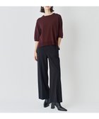 【アンフィーロ 自由区/UNFILO】のマイビューティニット ハーフスリーブ 人気、トレンドファッション・服の通販 founy(ファニー) ファッション Fashion レディースファッション Fashion for Women トップス・カットソー Cut & Sew Tops ニット Knit Tops & Sweaters ウォッシャブル Machine Washable 春 Spring 秋 Autumn クロップド Cropped, Short Length 抗菌 Antibacterial, Bacteria-Resistant スリット Slit, Slit Detail スリーブ Sleeve, Long Sleeve / Short Sleeve セーター Sweater, Knitwear ツイスト Tweed, Tweed Fabric 人気 Popular, Best Seller ハーフ Half, Half-Length ヘムライン Hemline, Bottom Cut ボトム Bottoms, Lower Wear S/S・春夏 SS, Spring/Summer, Warm Season 夏 Summer thumbnail ボルドー|ID: prp329100004626845 ipo3291000000034237492