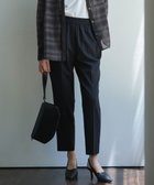 【アイシービー/iCB】の【UVカット・洗える】ウール2WAYストレッチ ドロストパンツ ブラック系|ID: prp329100004626846 ipo3291000000033824634