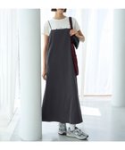 【アンフィーロ 自由区/UNFILO】の【洗える】フィブリル キャミワンピース チャコール|ID: prp329100004626849 ipo3291000000033389786