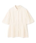 【アンフィーロ 自由区/UNFILO】のフィブリル ペプラムブラウス 人気、トレンドファッション・服の通販 founy(ファニー) ファッション Fashion レディースファッション Fashion for Women トップス・カットソー Cut & Sew Tops シャツ・ブラウス・オフィスカジュアル Elegant Blouses & Button-Ups おすすめ Recommended / Our Picks シェイプ Shape, Slim Fit スリム Slim, Slim Fit スリーブ Sleeve, Long Sleeve / Short Sleeve デニム Denim, Jeans Material ドレープ Drape, Draping Fabric フレア Flare, Flared ペプラム Peplum, Flared Hem ヴィンテージ Vintage Style エレガント 上品 Elegant 夏 Summer 春 Spring S/S・春夏 SS, Spring/Summer, Warm Season thumbnail エクリュ|ID: prp329100004626851 ipo3291000000033389793