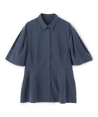 【アンフィーロ 自由区/UNFILO】のフィブリル ペプラムブラウス 人気、トレンドファッション・服の通販 founy(ファニー) ファッション Fashion レディースファッション Fashion for Women トップス・カットソー Cut & Sew Tops シャツ・ブラウス・オフィスカジュアル Elegant Blouses & Button-Ups おすすめ Recommended / Our Picks シェイプ Shape, Slim Fit スリム Slim, Slim Fit スリーブ Sleeve, Long Sleeve / Short Sleeve デニム Denim, Jeans Material ドレープ Drape, Draping Fabric フレア Flare, Flared ペプラム Peplum, Flared Hem ヴィンテージ Vintage Style エレガント 上品 Elegant 夏 Summer 春 Spring S/S・春夏 SS, Spring/Summer, Warm Season thumbnail ディープブルー|ID: prp329100004626851 ipo3291000000033389798