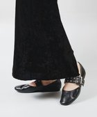 【スティーブマデン/STEVE MADDEN】のATLANTICA メタルバックルフラットシューズ ブラックレザー|ID: prp329100004626854 ipo3291000000033483389