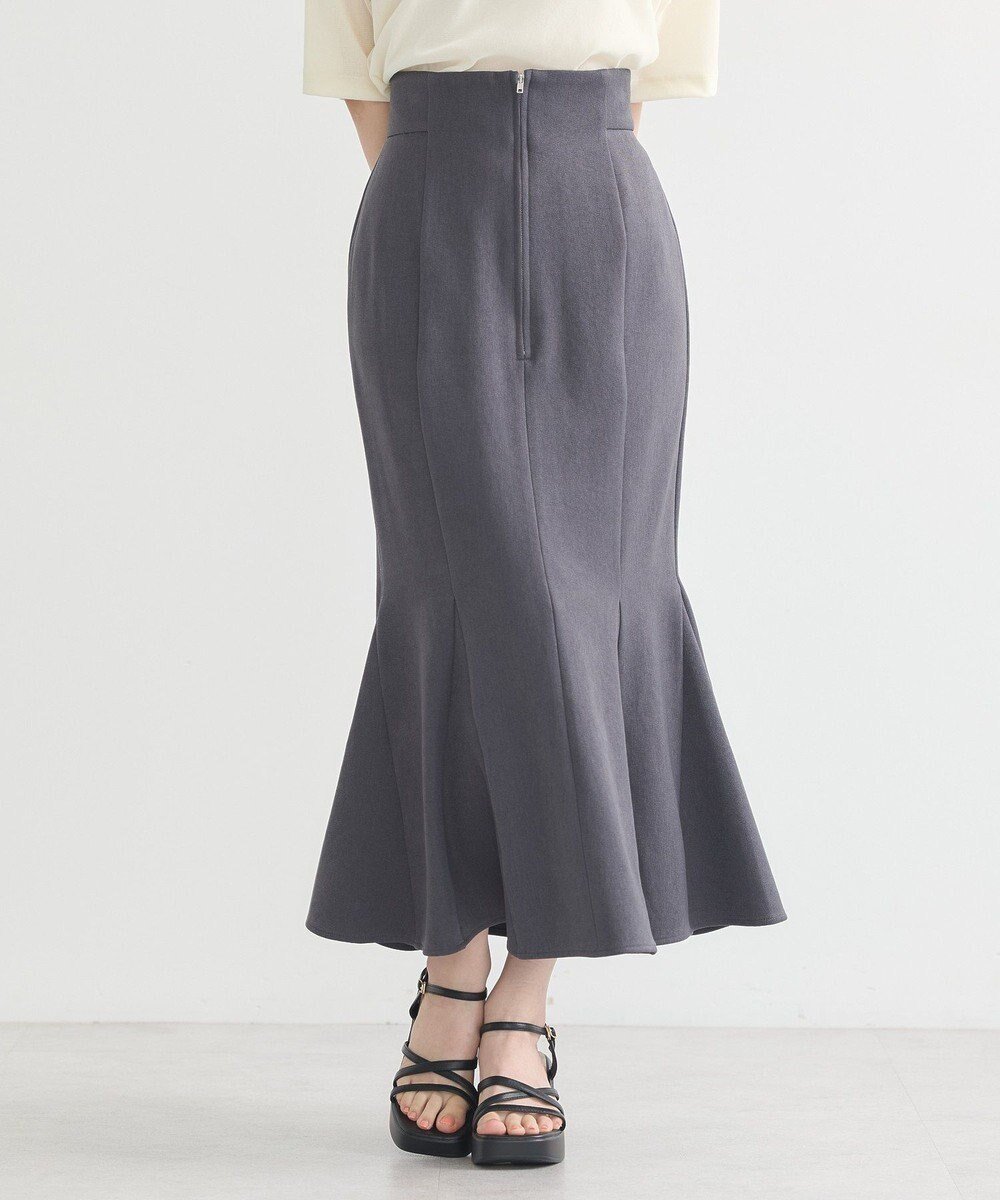 【アースミュージックアンドエコロジー/earth music&ecology】のフロントジップマーメイドスカート インテリア・キッズ・メンズ・レディースファッション・服の通販 founy(ファニー) 　ファッション　Fashion　レディースファッション　Fashion for Women　スカート　Skirts　おすすめ　Recommended / Our Picks　フロント　Front, Front Design　ポケット　Pocket, Pocket Detail　マーメイド　Mermaid, Fishtail Silhouette　ロング　Long, Long-Length　A/W・秋冬　Autumn/Winter　Gray|ID: prp329100004626886 ipo3291000000035635903