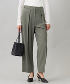 【アイシービー/iCB】の【先行予約・UVカット・洗える】ウール2WAYストレッチ ワイドパンツ スモークグリーン系|ID: prp329100004626891 ipo3291000000033540367