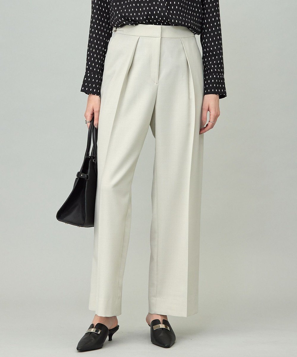 【アイシービー/iCB】の【UVカット・洗える】ウール2WAYストレッチ ワイドパンツ インテリア・キッズ・メンズ・レディースファッション・服の通販 founy(ファニー) 　ファッション　Fashion　レディースファッション　Fashion for Women　パンツ　Pants & Trousers　洗える　Machine Washable　キャミソール　Camisole, Spaghetti Strap Top　ジャケット　Jacket, Outerwear　ストレッチ　Stretch, Stretchy Fabric　スマート　Smart, Elegant　セットアップ　Set-Up, Coordinated Outfit　センター　Center, Center Line　フォルム　Silhouette, Form　ブルゾン　Blouson, Bomber Jacket　ベスト　Vest, Waistcoat　ワイド　Wide, Wide Fit　A/W・秋冬　Autumn/Winter　2025年　2025　2025-2026秋冬・A/W　Autumn/Winter 2025–26 AW25–26　トープ系|ID: prp329100004626891 ipo3291000000033711947