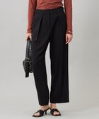【アイシービー/iCB】の【UVカット・洗える】ウール2WAYストレッチ ワイドパンツ ブラック系|ID: prp329100004626891 ipo3291000000033711948