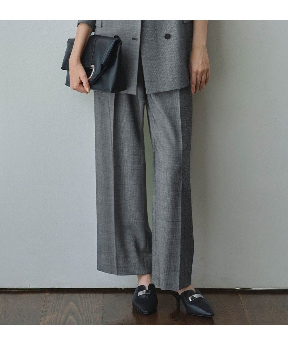 【アイシービー/iCB】の【UVカット・洗える】ウール2WAYストレッチ ワイドパンツ インテリア・キッズ・メンズ・レディースファッション・服の通販 founy(ファニー) 　ファッション　Fashion　レディースファッション　Fashion for Women　パンツ　Pants & Trousers　洗える　Machine Washable　キャミソール　Camisole, Spaghetti Strap Top　ジャケット　Jacket, Outerwear　ストレッチ　Stretch, Stretchy Fabric　スマート　Smart, Elegant　セットアップ　Set-Up, Coordinated Outfit　センター　Center, Center Line　フォルム　Silhouette, Form　ブルゾン　Blouson, Bomber Jacket　ベスト　Vest, Waistcoat　ワイド　Wide, Wide Fit　A/W・秋冬　Autumn/Winter　2025年　2025　2025-2026秋冬・A/W　Autumn/Winter 2025–26 AW25–26　無地柄系|ID: prp329100004626891 ipo3291000000033749195