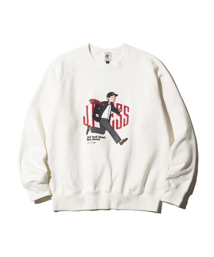 【ジェイ プレス/J.PRESS / MEN】の【AaronChang】【UNISEX】ラグランスリーブ スウェット インテリア・キッズ・メンズ・レディースファッション・服の通販 founy(ファニー) https://founy.com/ ファッション Fashion レディースファッション Fashion for Women トップス・カットソー Cut & Sew Tops レディースパーカー・カジュアルフーディー Casual Hoodies & Sweatshirts スウェット・クルーネックトップス Sweatshirts & Crewnecks / Relaxed Fit Sweat Tops アイビー Ivy Pattern アメリカン American Style イラスト Illustration コラボ Collaboration, Collab コレクション Collection, Seasonal Line スウェット / スエット Sweatshirt, Sweatwear スリーブ Sleeve, Long Sleeve / Short Sleeve スーピマ Supima, Premium Cotton 雑誌 Magazine, Fashion Magazine プリント Print, Printed Pattern ユニセックス Unisex, Genderless A/W・秋冬 Autumn/Winter S/S・春夏 SS, Spring/Summer, Warm Season 再入荷 Restock / Back in Stock 夏 Summer |ID: prp329100004627753 ipo3291000000033262787