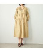 【ハッシュニュアンス/#Newans】の【撥水加工/洗濯機可能】〈全身をさりげなくカバー〉リラクシーティアードワンピース ベージュ|ID: prp329100004627762 ipo3291000000033262927