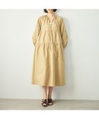 【ハッシュニュアンス/#Newans】の【撥水加工/洗濯機可能】〈全身をさりげなくカバー〉リラクシーティアードワンピース ベージュ|ID: prp329100004627762 ipo3291000000033348291
