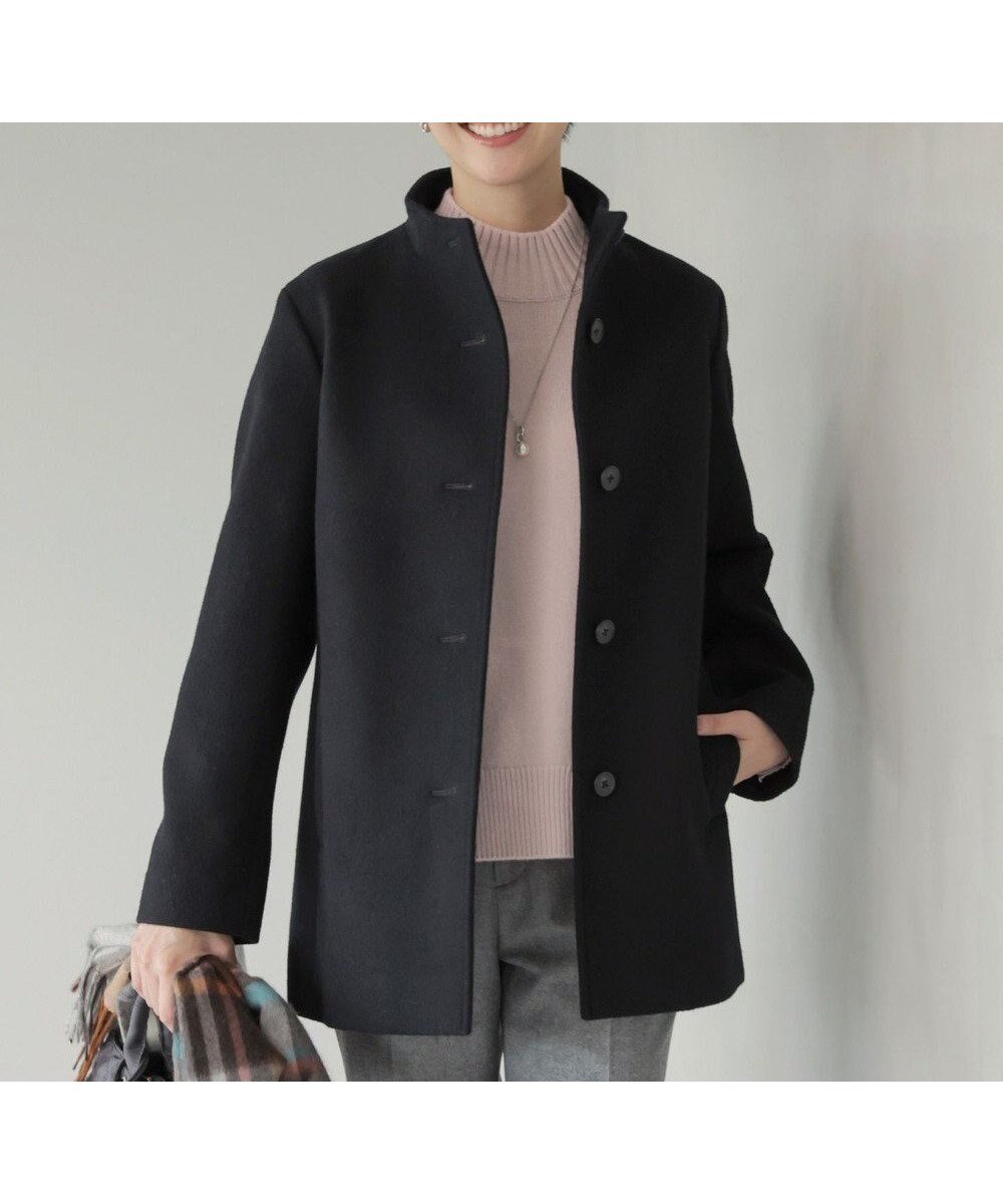 【ジェイ プレス/J.PRESS】のショートビーバー ボトルネック コート インテリア・キッズ・メンズ・レディースファッション・服の通販 founy(ファニー) ファッション Fashion レディースファッション Fashion for Women アウター Coat / Outerwear Collection コート・ロングコート・ピーコート Long Coats, Peacoats & More レディースジャケット・軽アウター Jackets エレガント 上品 Elegant ショート Short, Short Length ジャケット Jacket, Outerwear スタンド Stand Collar, Upright Stand フレアースカート Flared Skirt, A-Line Skirt ボトルネック Bottle Neck, Mock Neck A/W・秋冬 Autumn/Winter ブラック系|ID: prp329100004627763 ipo3291000000034282543