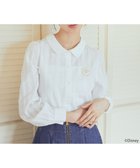 【アースミュージックアンドエコロジー/earth music&ecology】のDisney/Marieワッペンブラウス Off White|ID: prp329100004627769 ipo3291000000033263271